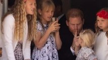 Prince Harry cheekily hushes Lena Tindall as Duke is hidden away from Jubilee balcony
