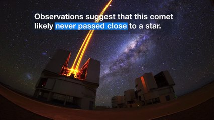 ESOcast 236 Light - First interstellar comet may be the most pristine ever found