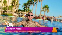 Brandon Meza refleja en sus tatuajes lo que ha vivido
