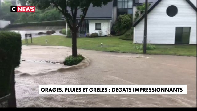 Orages, pluies et grêles ; dégâts impressionnants