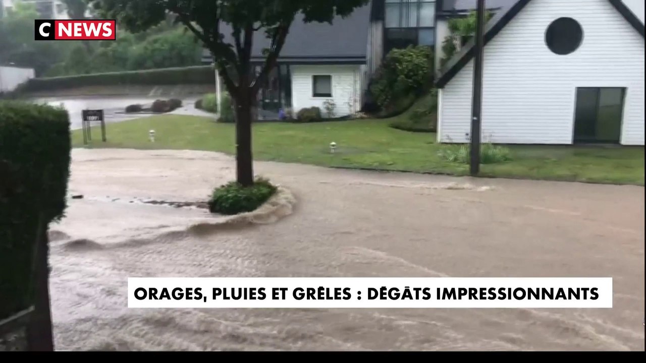 Orages, pluies et grêles ; dégâts impressionnants
