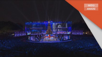 70 Tahun Bertakhta | Putera Charles, Putera William sertai konsert jubli platinum