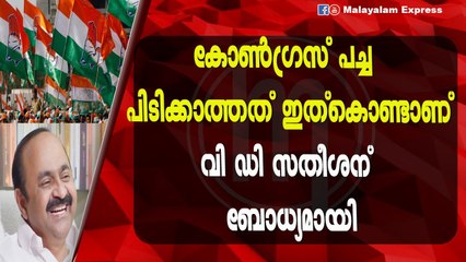 വി ഡി സതീശന് ബോധ്യമായി