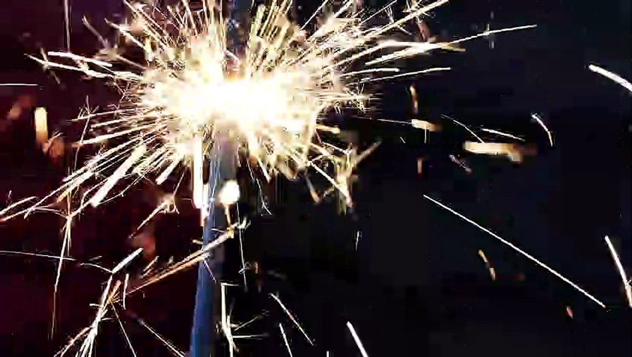 burning sparkler experiment 