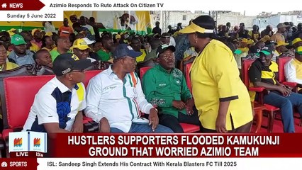 Hustlers Supporters flooded Kamukunji Ground that worried Azimio Team