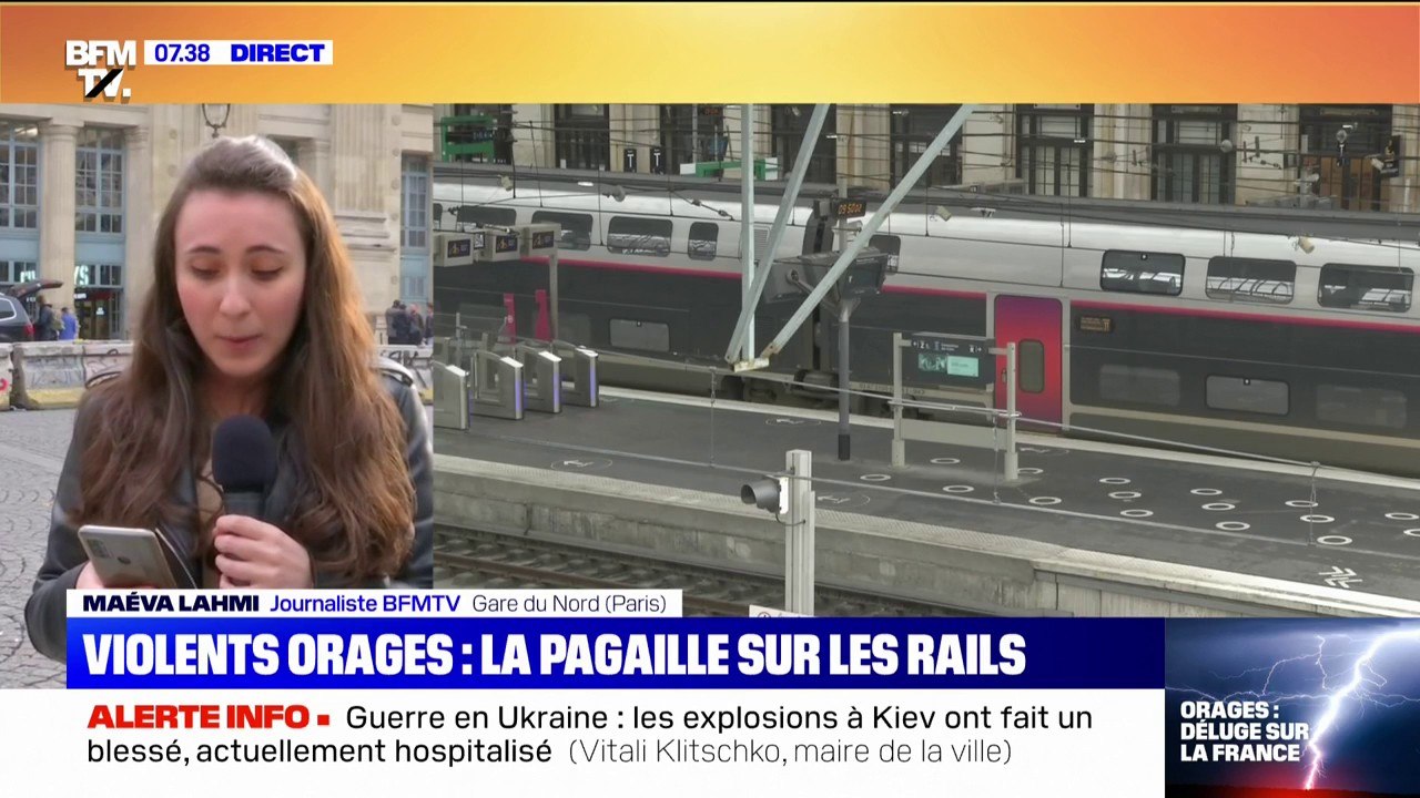 Violents orages: la situation revient progressivement à la normale dans les transports après de nombreux incidents