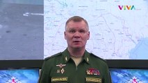 Hujan Rudal Rusia Hancurkan Markas dan Pasukan Tank Ukraina
