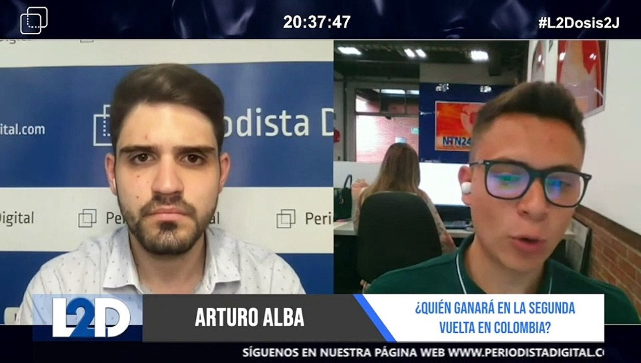 Arturo Alba (NTN24) vaticina el resultado de la segunda vuelta de las elecciones en Colombia: ¿ganará Gustavo Petro?