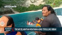 Wisatawan Asal Italia Tergulung Ombak hingga Patah Tulang di Nusa Penida, Tim SAR Bali Gerak Cepat!