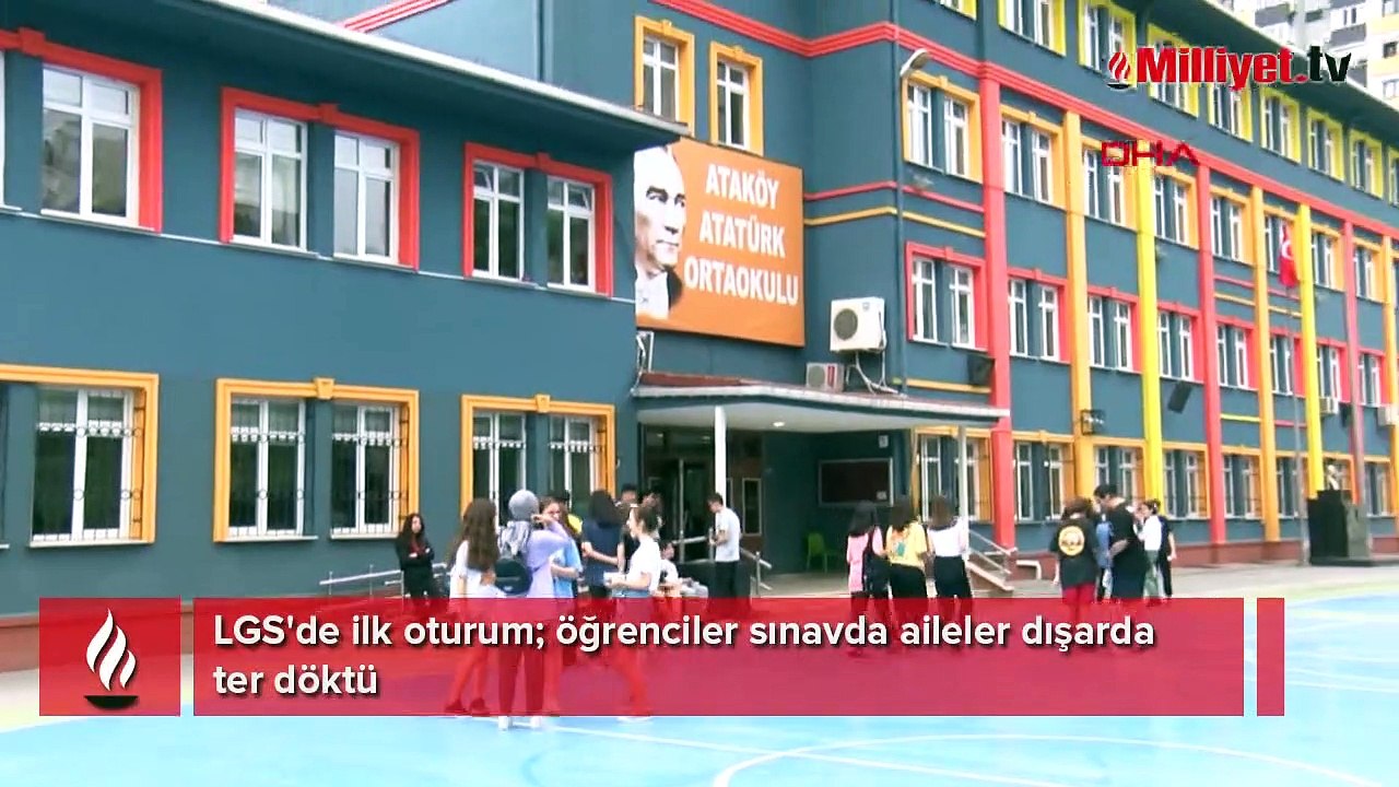 LGS heyecanı: Birinci oturum 9.30’da başladı
