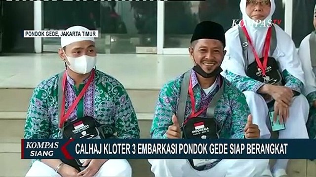 389 Calon Haji Kloter Ketiga dari Embarkasi Pondok Gede Jakarta Akan Segera Berangkat ke Madinah!