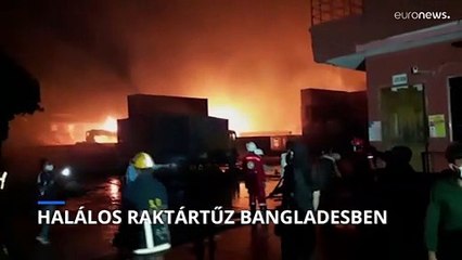 Sokan meghaltak egy bangladesi raktártűzben