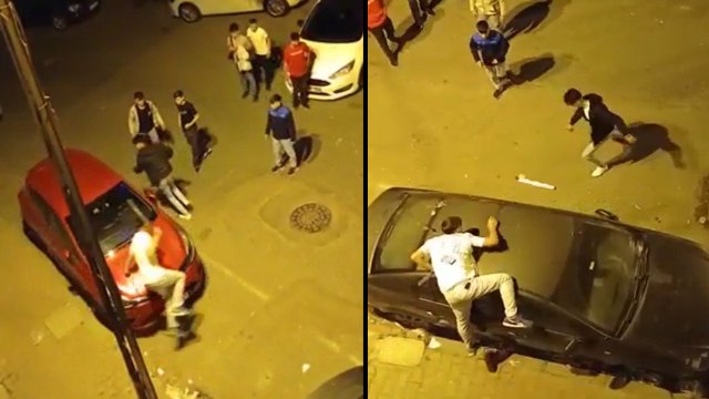 Döner bıçağıyla arkadaşına korku dolu anlar yaşattı