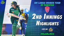 2nd Innings Highlights | Pakistan Women vs Sri Lanka Women | 3rd ODI 2022 | PCB | MN1T