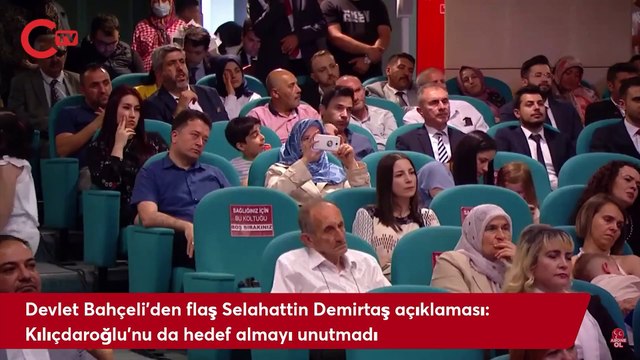 Devlet Bahçeli'den flaş Selahattin Demirtaş açıklaması Kılıçdaroğlu'nu da hedef almayı unutmadı