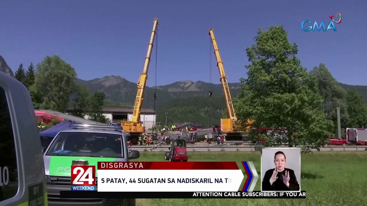 5 patay, 44 sugatan sa nadiskaril na tren | 24 Oras Weekend