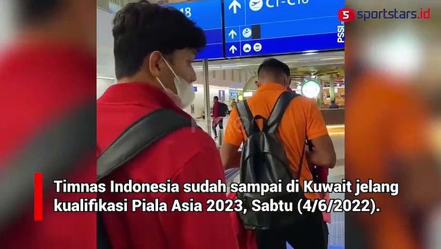 Intip Latihan Perdana Timnas Indonesia di Kuwait