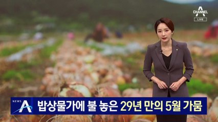 밥상물가에 불 놓은 가뭄…5월 강수량 평년 대비 5.9%