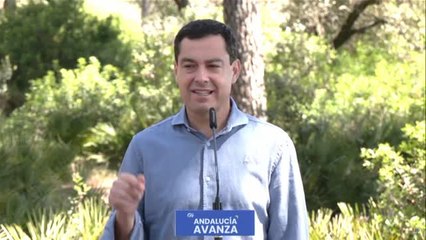 Moreno Bonilla dice que repoblará Andalucía con tres millones de árboles