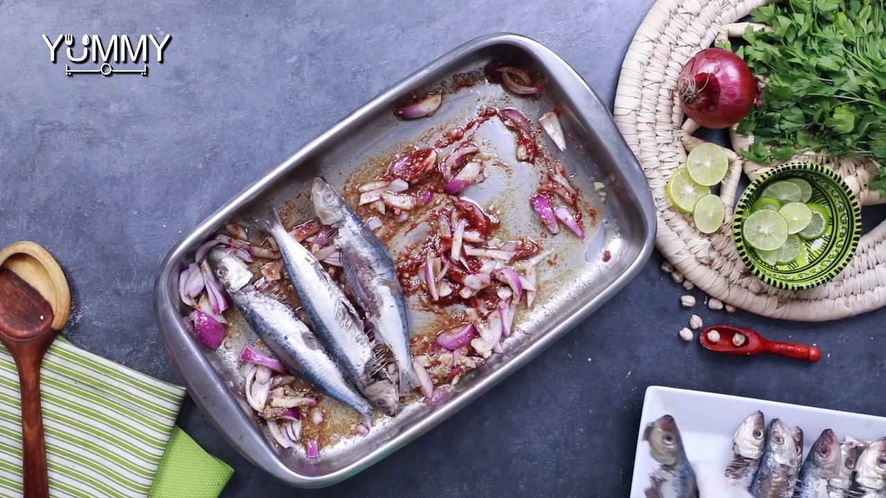 طريقة طبخ سمك السردين في الفرن