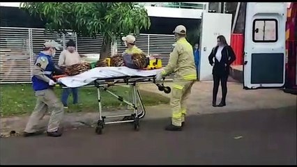 Idoso sofre queda e fica ferido, no Coqueiral