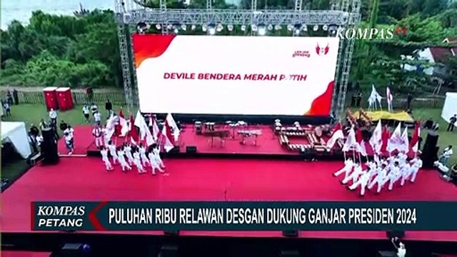 30 Ribu Relawan Des Ganjar Deklarasi Dukungan Ganjar Pranowo jadi Presiden 2024