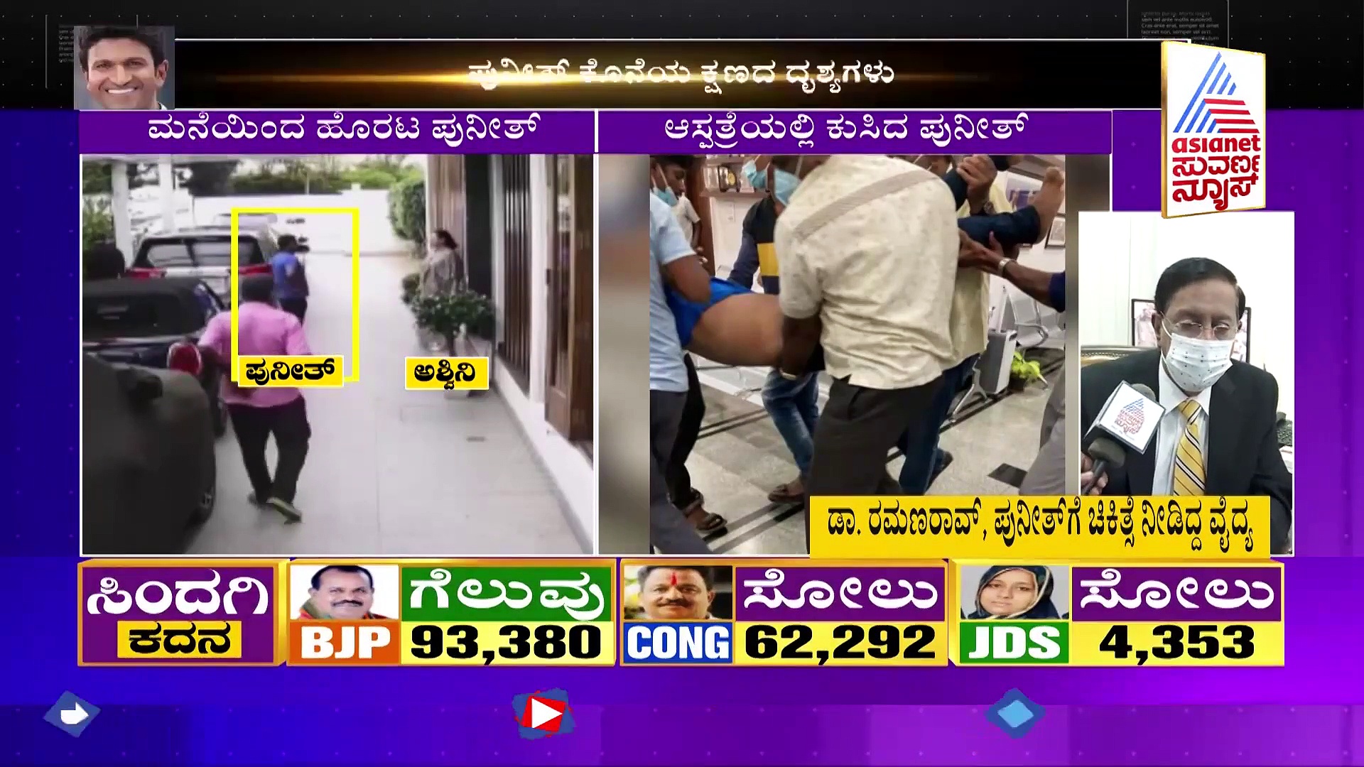 Puneeth Raj Kumar Death: ಮನೆಯಿಂದ ಹೊರಬಂದ ಅಪ್ಪು ಕೊನೆ ಕ್ಷಣದ ವಿಡಿಯೋ