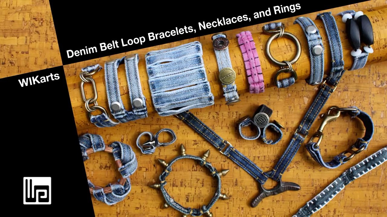 J.Wik Tutorial: How to Make Belt Loop Bracelets, Necklaces, Rings, & More