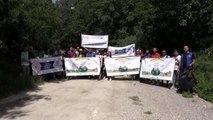 Gönüllü gençler Koramaz Vadisi'nde çevre temizliği yaptı