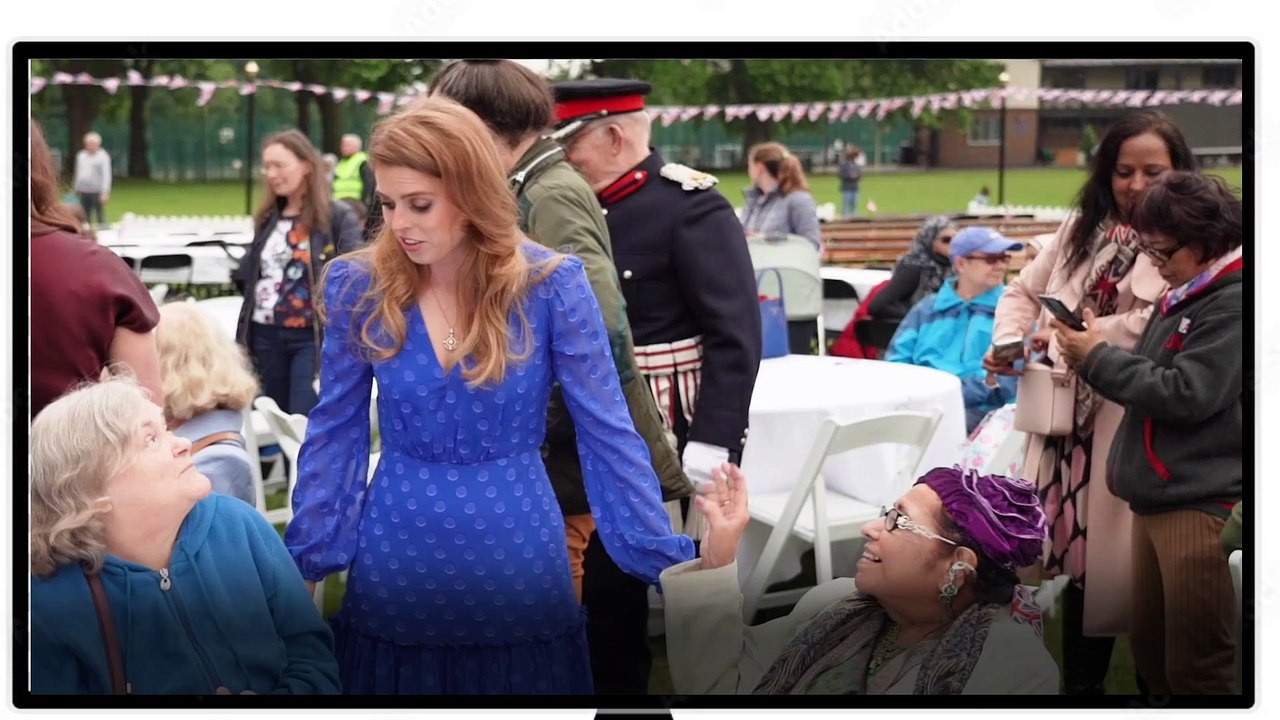 I’m lucky to have the Queen as my granny, Beatrice tells Jubilee lunch guests