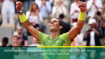 Breaking News - Nadal wins 22nd Grand Slam title
