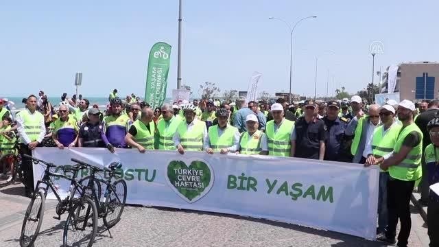 Çevre Dostu Bir Yaşam İçin Bisiklet Turu na 555 bisikletli katıldı