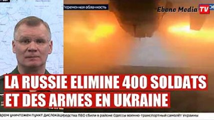 Les forces russes éliminent plus de 400 soldats ukrainiens