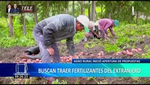 Buscan traer fertilizantes del extranjero: Agro Rural inició apertura de propuestas