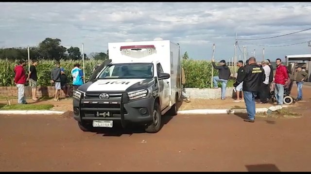 IML recolhe corpo de homem encontrado morto em milharal de Santa Tereza do Oeste