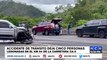 Al menos 5 personas heridas deja accidente vial a la altura de Las Mercedes, Comayagua