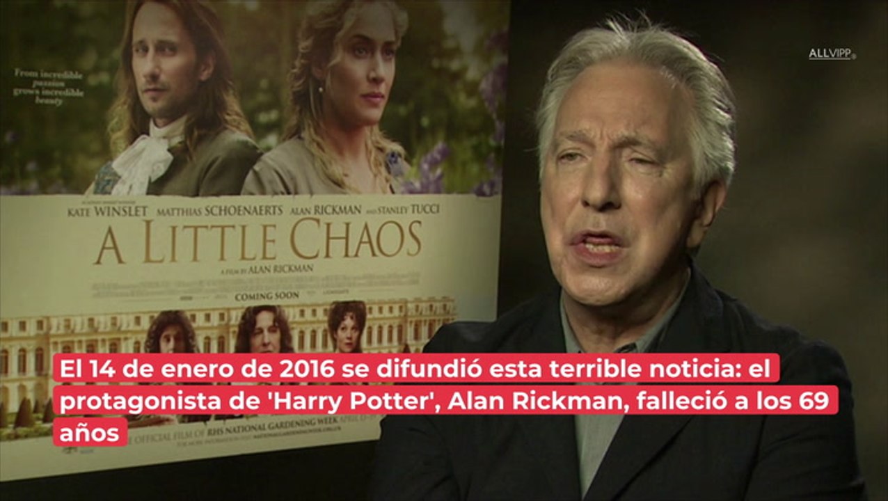 Alan Rickman: la verdadera causa de muerte del actor de 'Harry Potter'