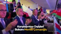 Dışişleri Bakanı Çavuşoğlu, Türkiye-Belçika maçını izledi