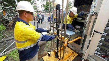 $1m community battery unveiled in Melbourne in move towards more renewable energy