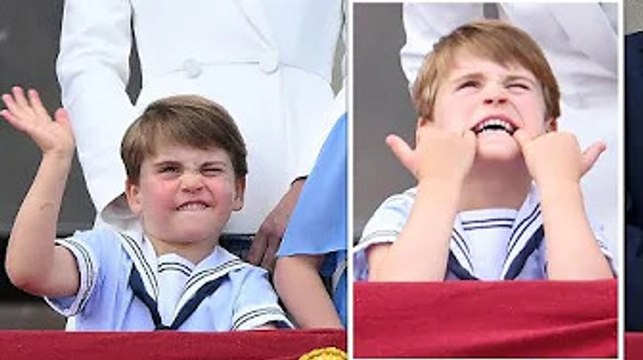 Prince Louis lovingly crowned 'emotive king' as he sparks frenzy with balcony appearance