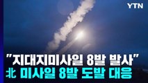 한미, 北 미사일 8발에 지대지미사일 8발 대응사격 / YTN