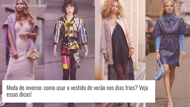 Como usar vestido no inverno? Truques para usar a peça mesmo nos dias mais frios