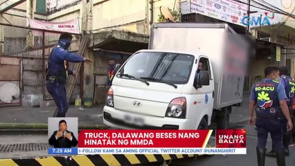 Mga sasakyan na ilegal na nakaparada, hinatak ng MMDA | UB