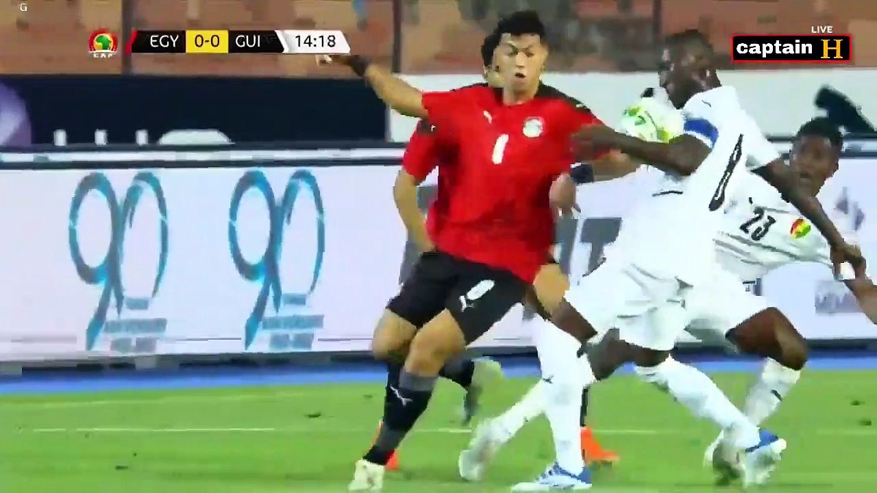 ملخص مباراة مصر وغينيا 1/0 تصفيات كاس افريقيا 2023