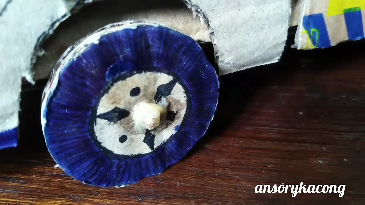 Miniatur truk dari kardus bekas _ SCANIA