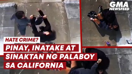 Pinay, inatake at sinaktan ng palaboy sa California | GMA News Feed