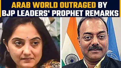 Télécharger la video: Arab irked by BJP leaders' Prophet remarks | Nupur Sharma, Naveen Jindal suspended | Oneindia News