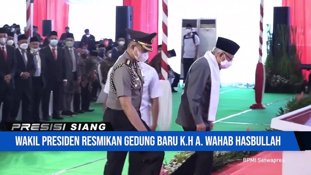 Wapres Ma’ruf Amin Resmikan Gedung Baru Unwaha Tambakberas Jombang