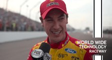 Logano breaks down ‘good racing’ after win at WWT Raceway
