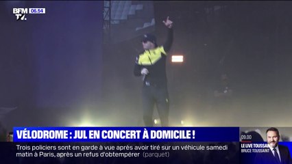 Le concert tant attendu de Jul à domicile enflamme le Vélodrome